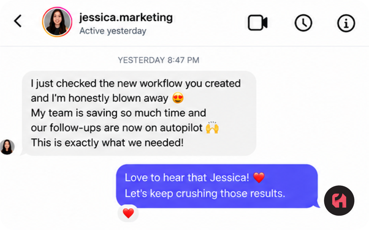 Instagram DM Screenshot